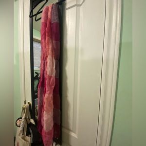 women’s pink accessory scarf